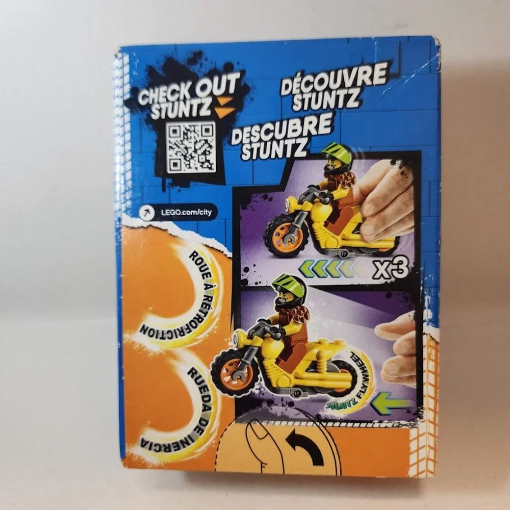 NEW LEGO 60297 City Stuntz Fly wheel Motorcycle Minifigure CHRISTMAS STOCKING ST